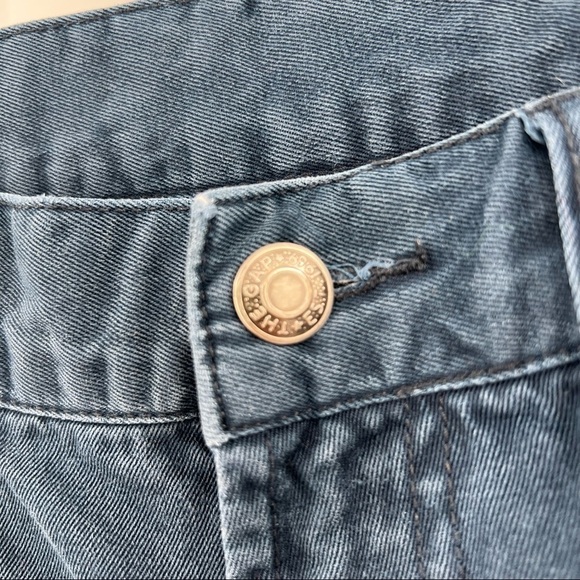 Vintage 90’s Gap High Waisted Mom Khaki Blue Pants Size 30” - Picture 3 of 6